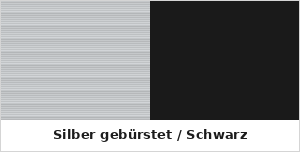 Silver brushed / Black – ECP