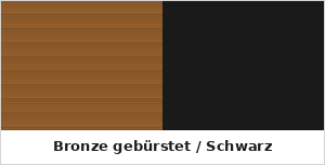 Bronze gebürstet / Schwarz – Laser-Acryl