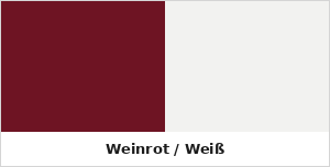 Weinrot / Weiß – Laser-Acryl
