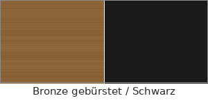 Bronze gebürstet / Schwarz – Transply HD