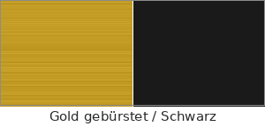 Gold gebürstet / Schwarz – Transply