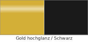 Gold Hochglanz / Schwarz – Transply